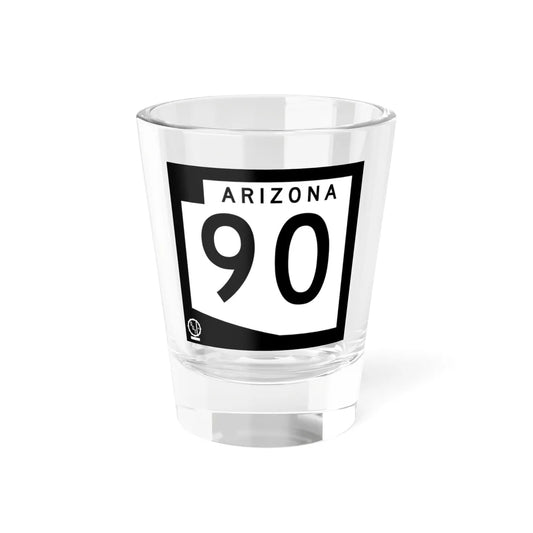 Arizona 90 1978 (Arizona) (Road Sign) Shot Glass 1.5oz 1.5oz - Go Mug Yourself