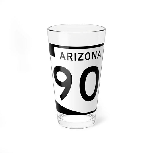 Arizona 90 (Arizona) (Road Sign) Pint Glss 16oz 16oz - Go Mug Yourself