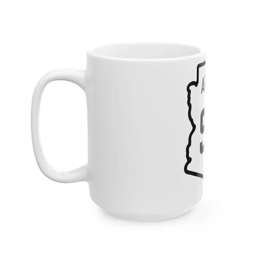Arizona 92 1941 (Arizona) (Road Sign) White Coffee Mug - Go Mug Yourself