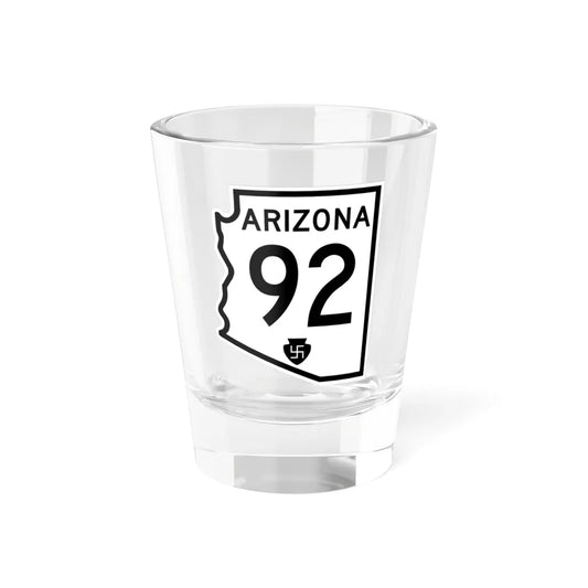 Arizona 92 1956 (Arizona) (Road Sign) Shot Glass 1.5oz 1.5oz - Go Mug Yourself