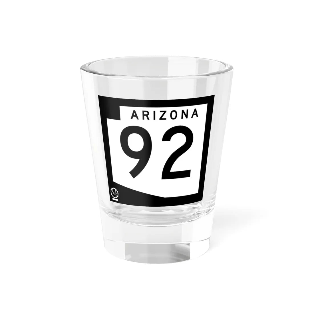 Arizona 92 1978 (Arizona) (Road Sign) Shot Glass 1.5oz 1.5oz - Go Mug Yourself