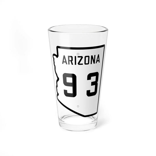 Arizona 93 1941 (Arizona) (Road Sign) Pint Glss 16oz 16oz - Go Mug Yourself