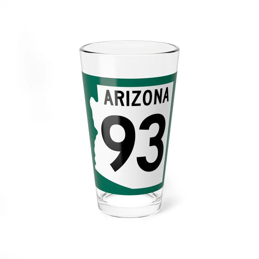 Arizona 93 1960 south (Arizona) (Road Sign) Pint Glss 16oz 16oz - Go Mug Yourself