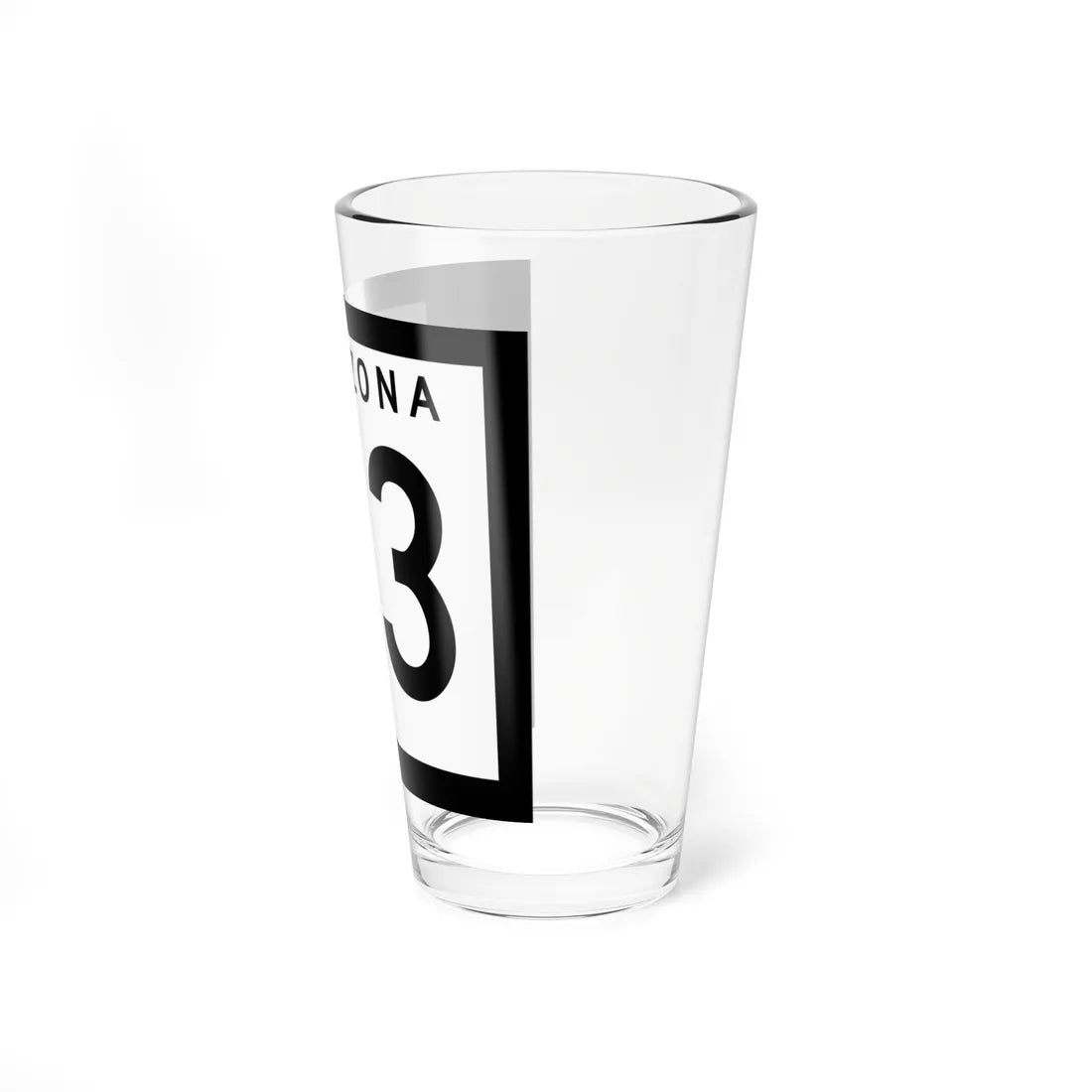 Arizona 93 1963 (Arizona) (Road Sign) Pint Glss 16oz - Go Mug Yourself