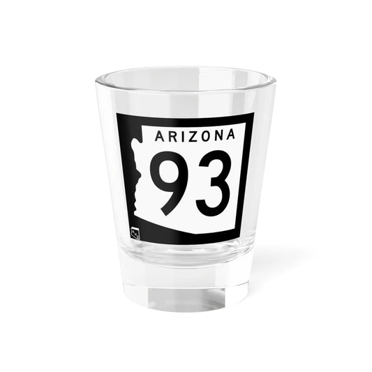 Arizona 93 1963 (Arizona) (Road Sign) Shot Glass 1.5oz 1.5oz - Go Mug Yourself
