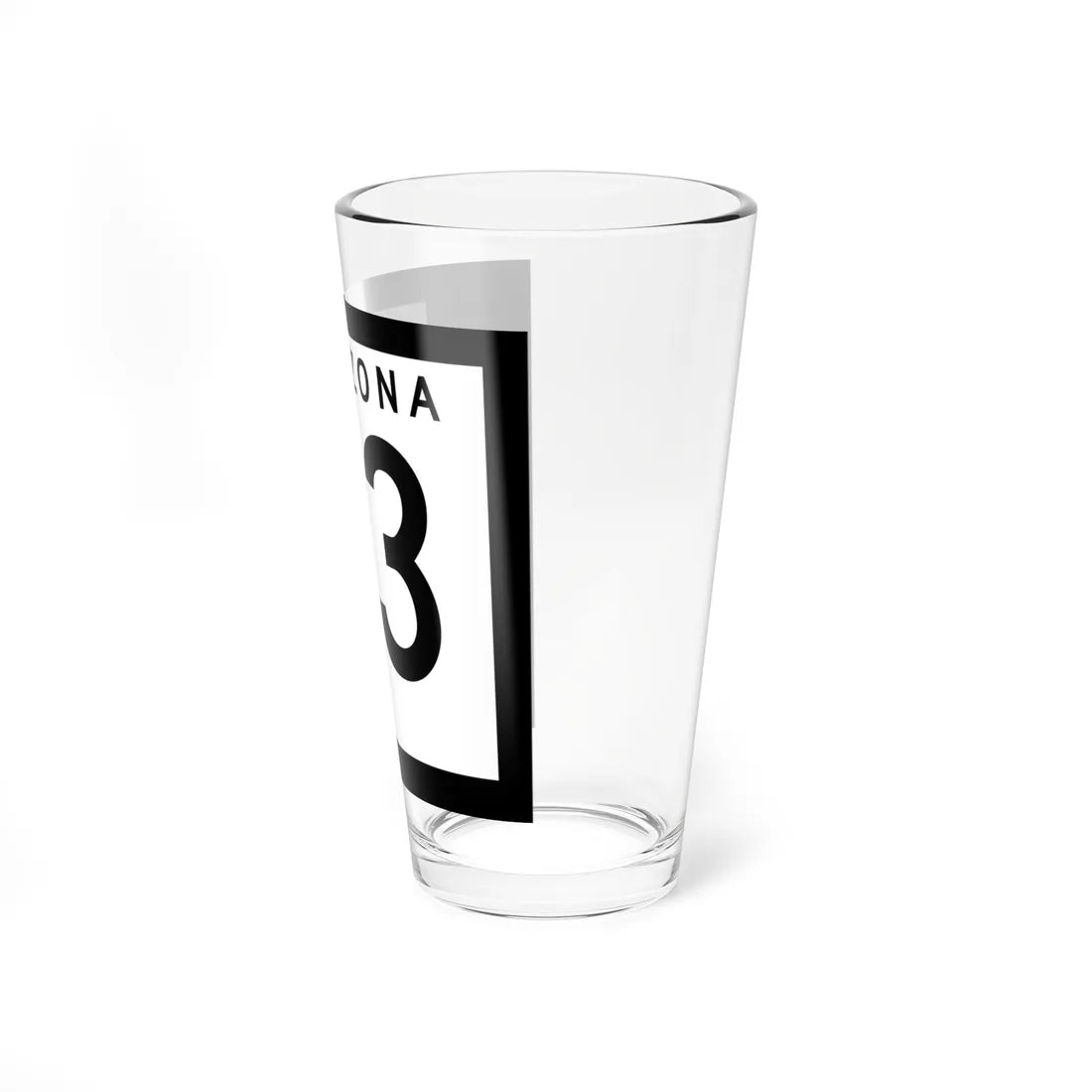Arizona 93 1978 (Arizona) (Road Sign) Pint Glss 16oz - Go Mug Yourself