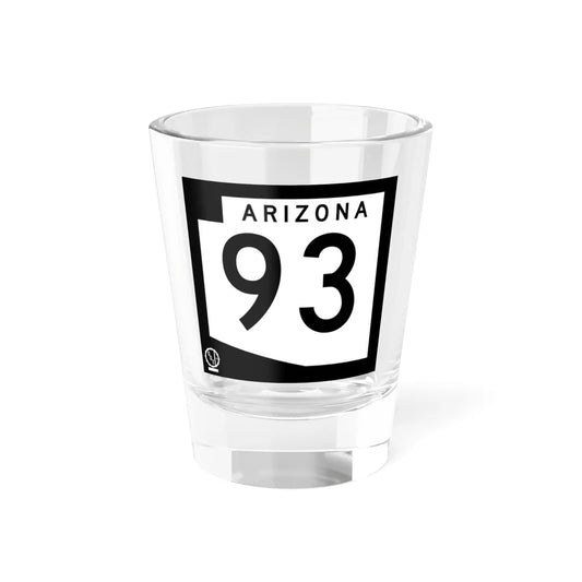 Arizona 93 1978 (Arizona) (Road Sign) Shot Glass 1.5oz 1.5oz - Go Mug Yourself