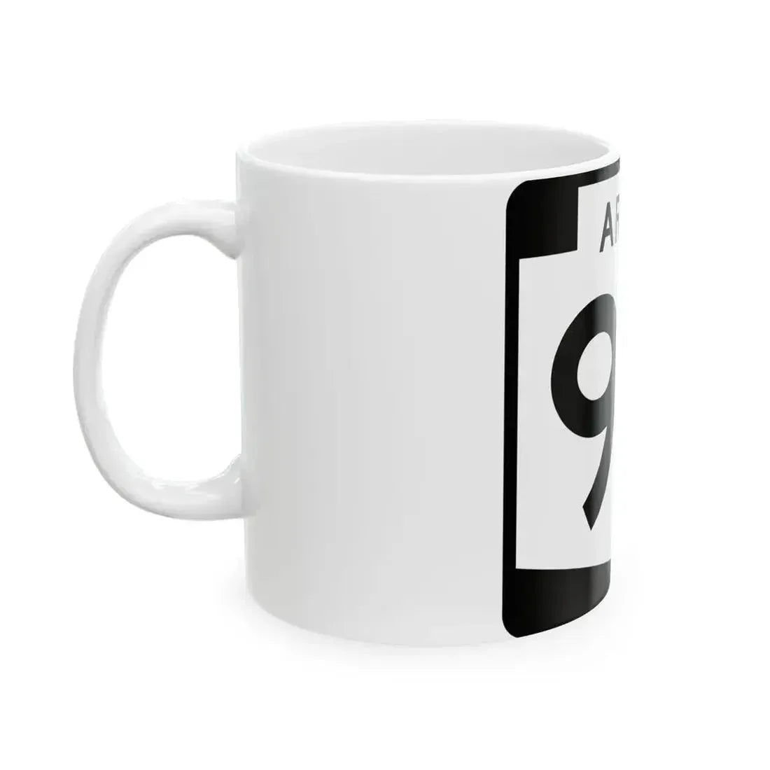 Arizona 93 (Arizona) (Road Sign) White Coffee Mug - Go Mug Yourself