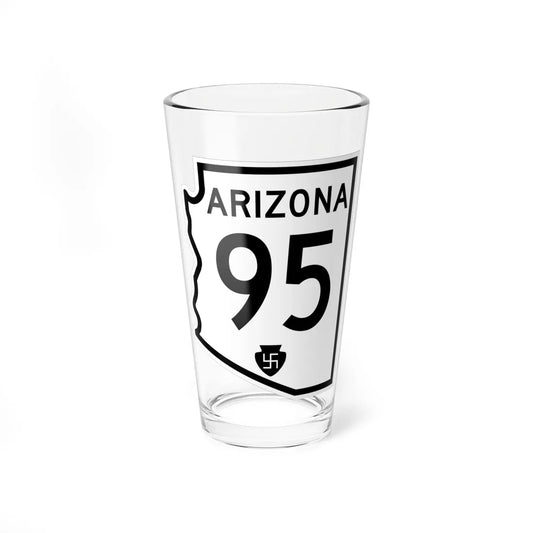 Arizona 95 1956 (Arizona) (Road Sign) Pint Glss 16oz 16oz - Go Mug Yourself
