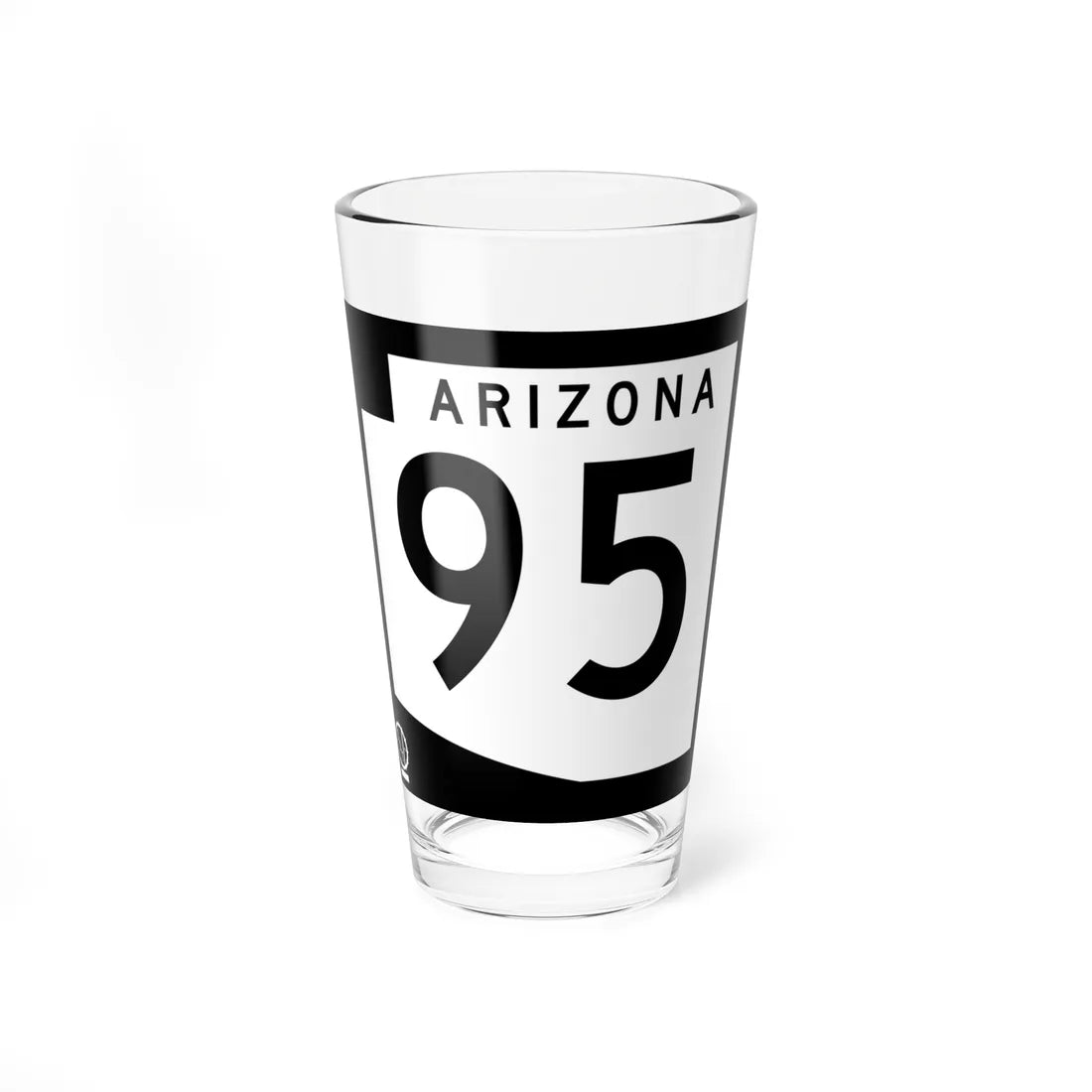 Arizona 95 1978 (Arizona) (Road Sign) Pint Glss 16oz 16oz - Go Mug Yourself