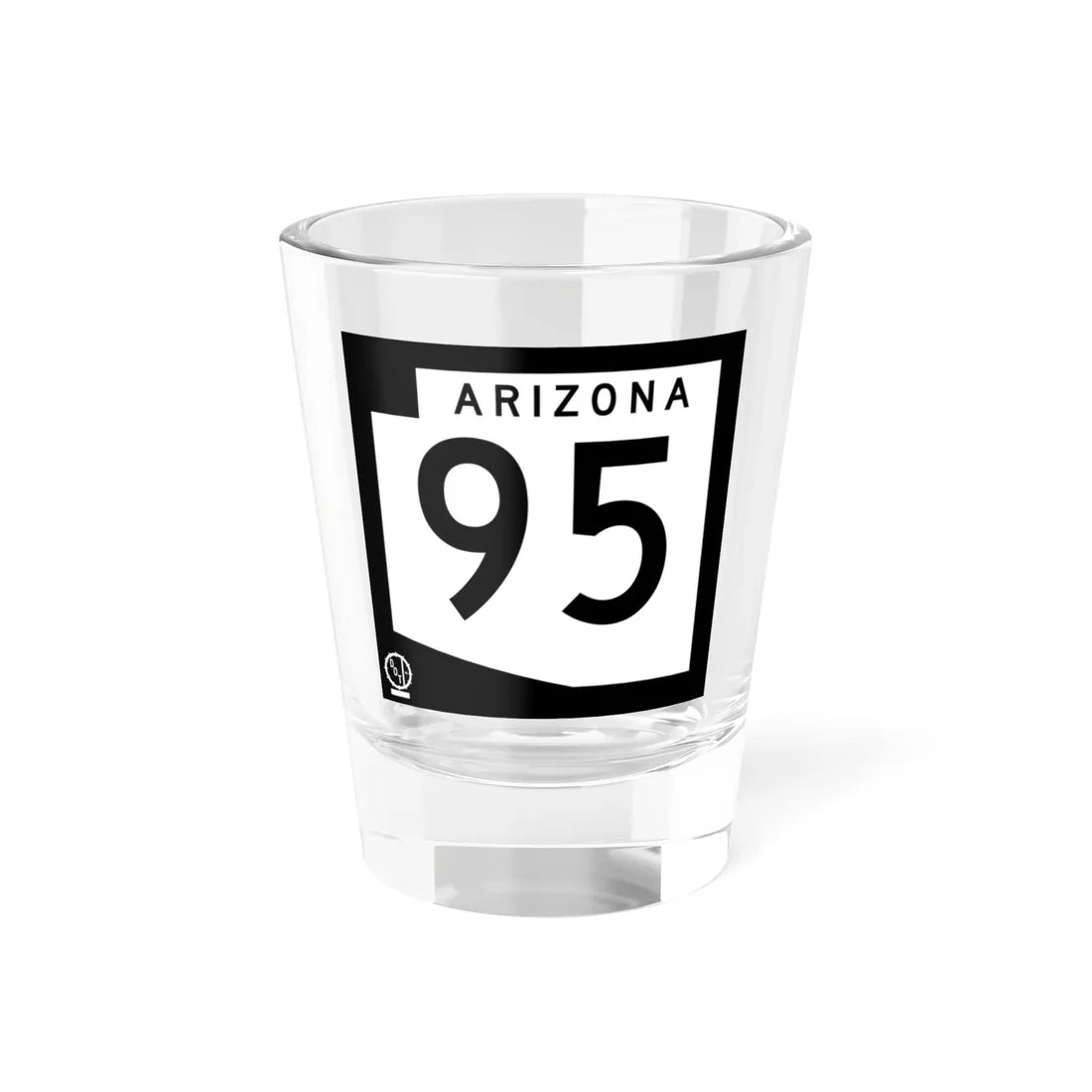 Arizona 95 1978 (Arizona) (Road Sign) Shot Glass 1.5oz 1.5oz - Go Mug Yourself
