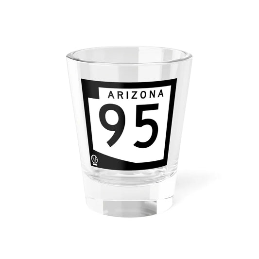 Arizona 95 1978 (Arizona) (Road Sign) Shot Glass 1.5oz 1.5oz - Go Mug Yourself