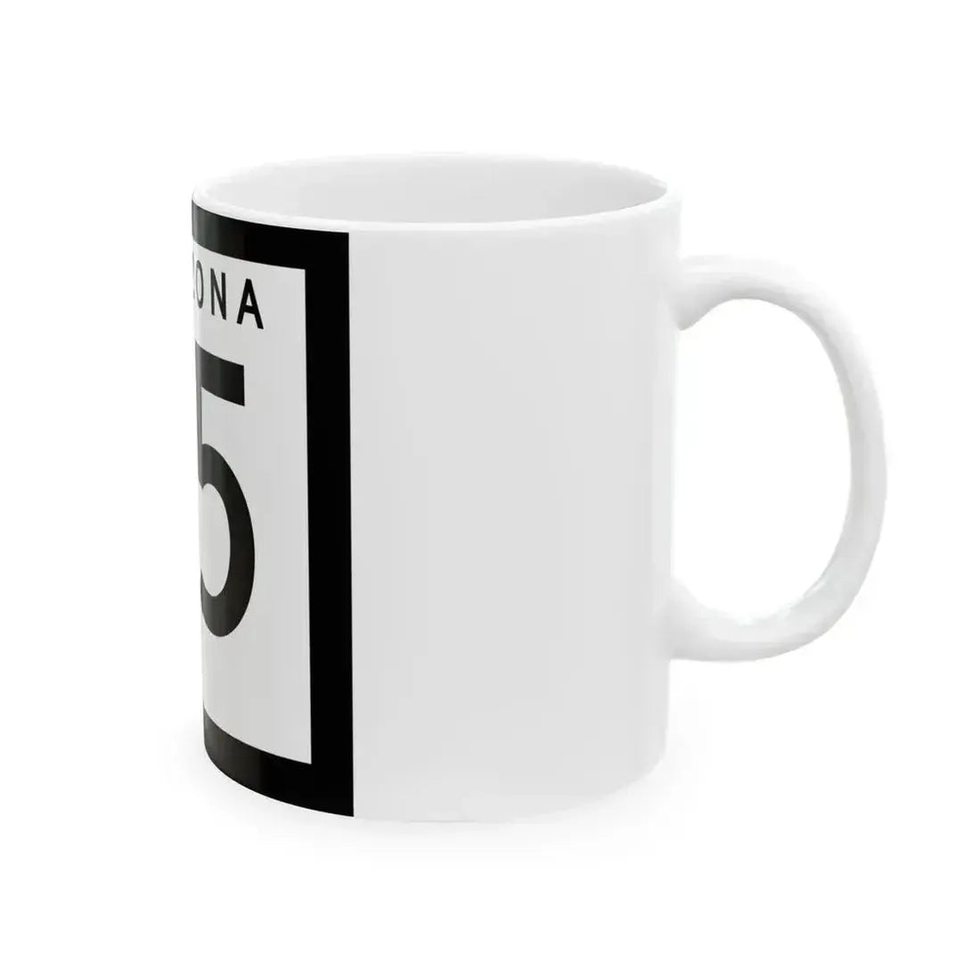 Arizona 95 1978 (Arizona) (Road Sign) White Coffee Mug - Go Mug Yourself
