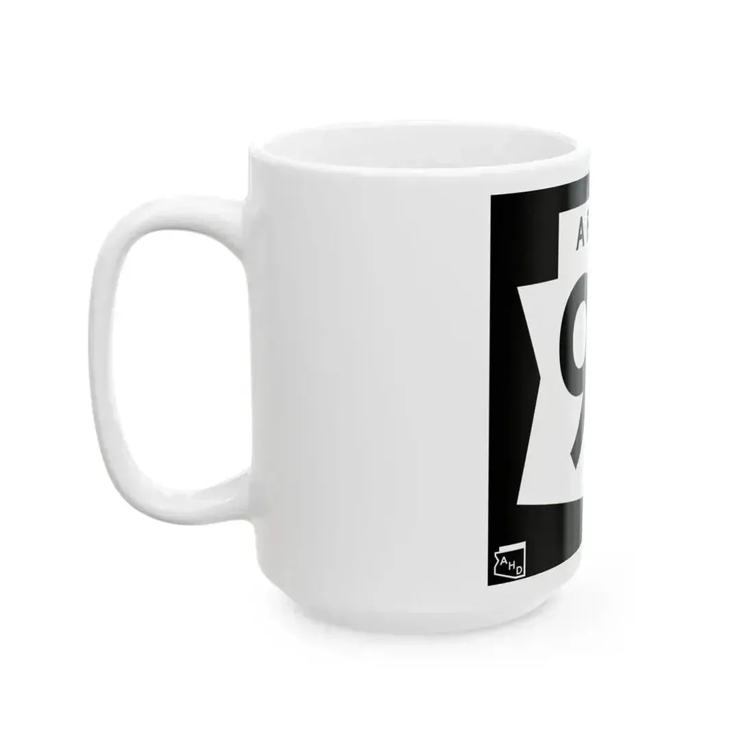 Arizona 96 1973 (Arizona) (Road Sign) White Coffee Mug - Go Mug Yourself