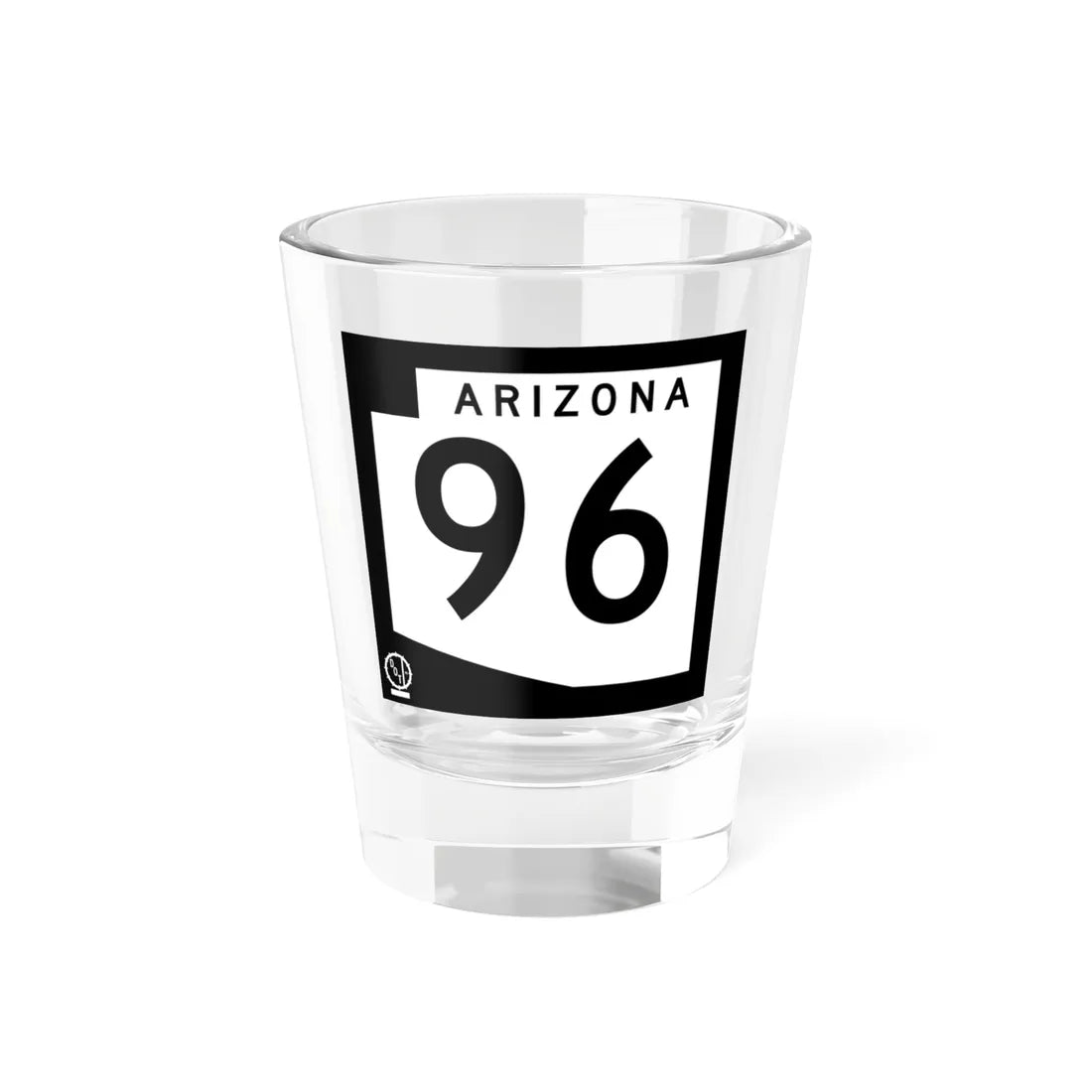 Arizona 96 1978 (Arizona) (Road Sign) Shot Glass 1.5oz 1.5oz - Go Mug Yourself