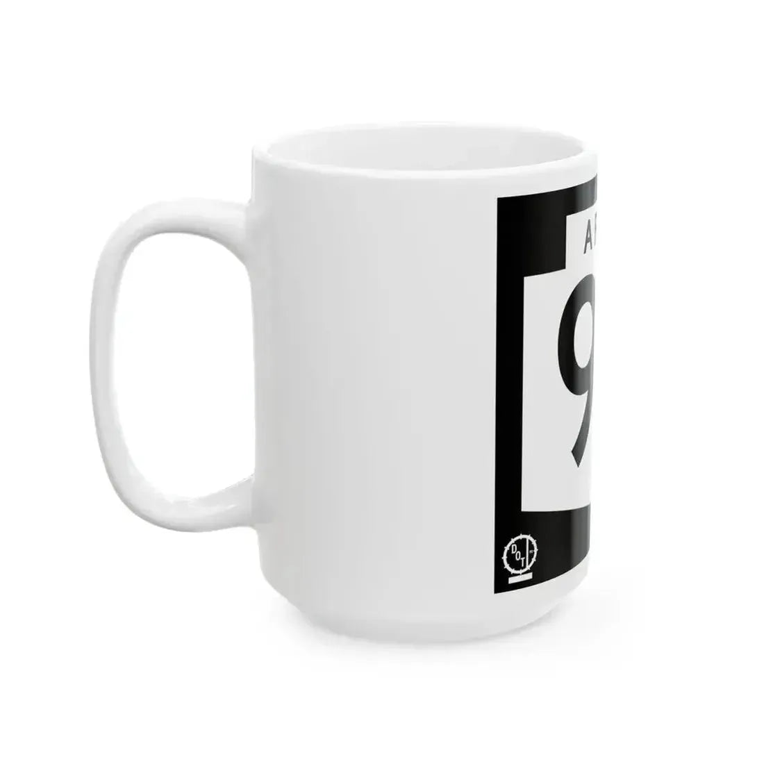Arizona 96 1978 (Arizona) (Road Sign) White Coffee Mug - Go Mug Yourself