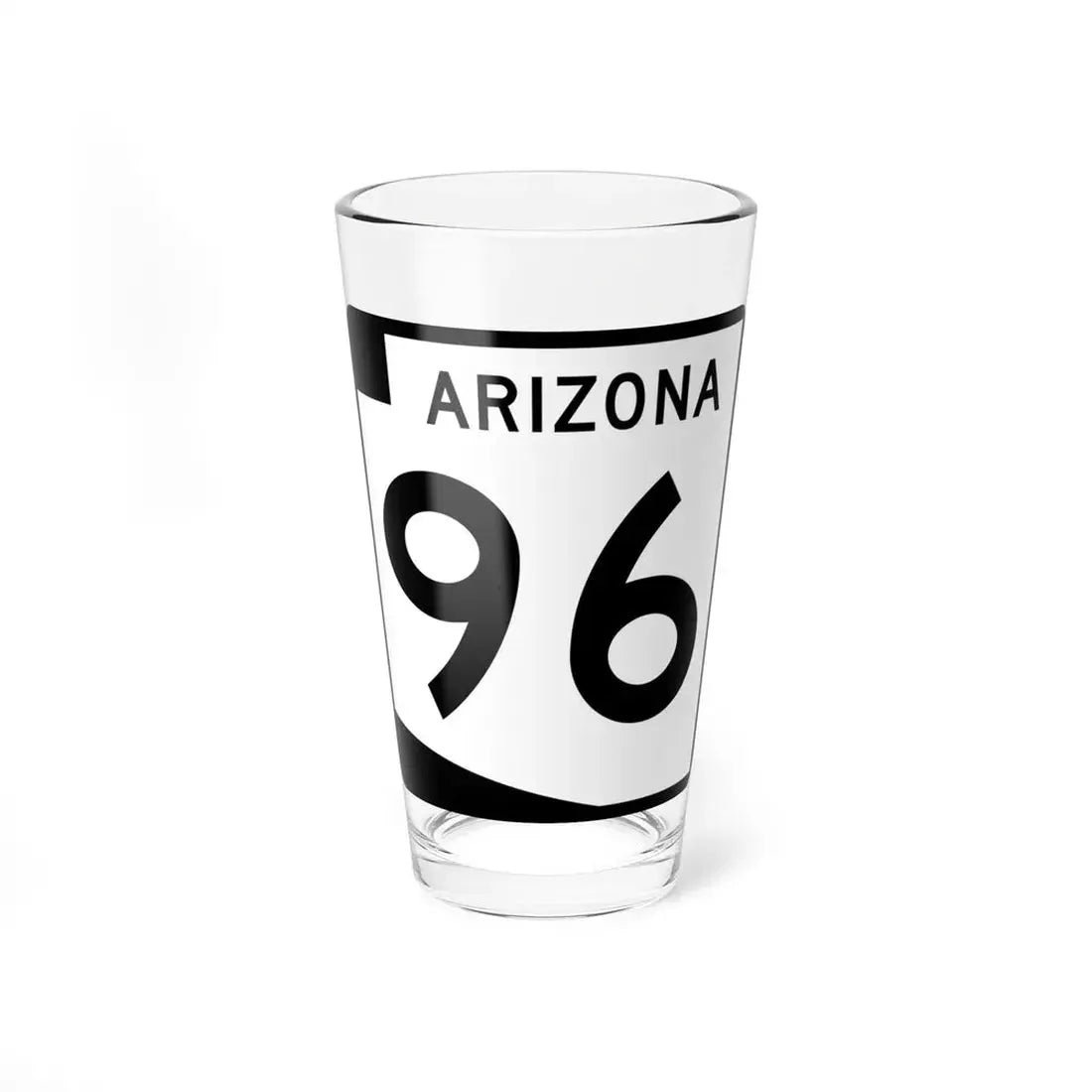 Arizona 96 (Arizona) (Road Sign) Pint Glss 16oz 16oz - Go Mug Yourself