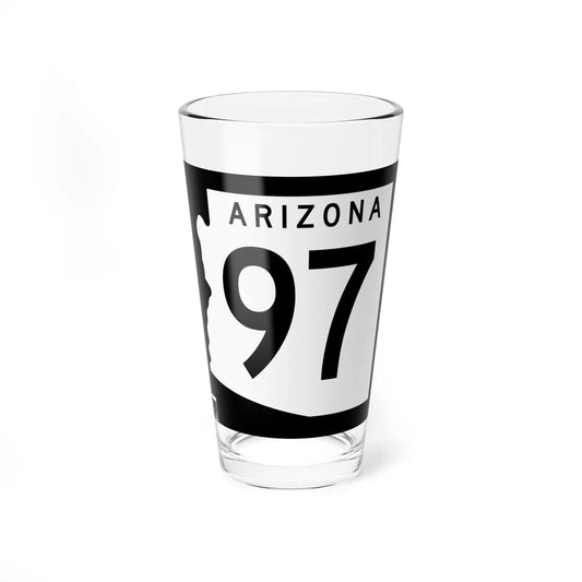 Arizona 97 1963 (Arizona) (Road Sign) Pint Glss 16oz 16oz - Go Mug Yourself