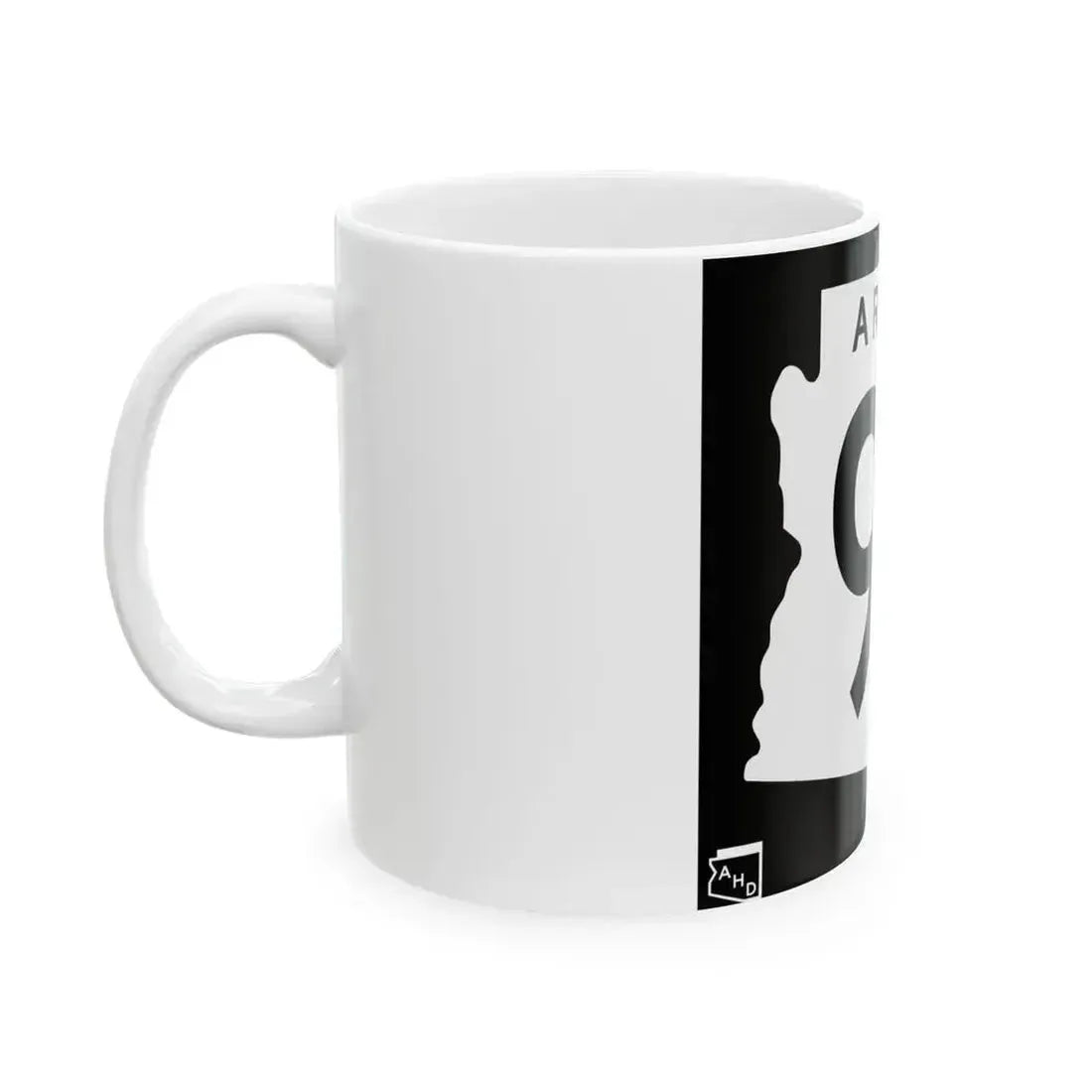 Arizona 97 1963 (Arizona) (Road Sign) White Coffee Mug - Go Mug Yourself