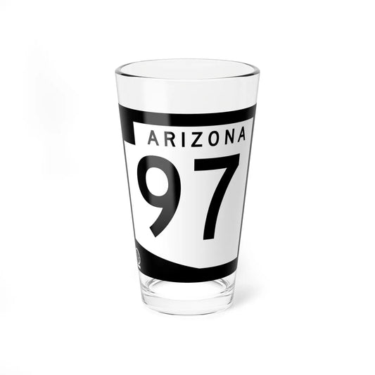 Arizona 97 1978 (Arizona) (Road Sign) Pint Glss 16oz 16oz - Go Mug Yourself
