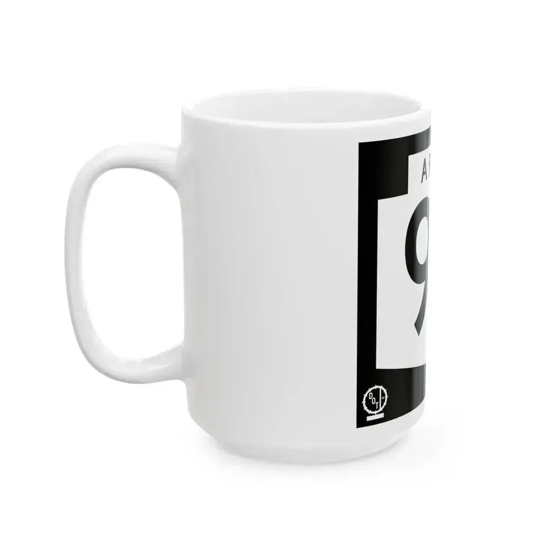 Arizona 97 1978 (Arizona) (Road Sign) White Coffee Mug - Go Mug Yourself