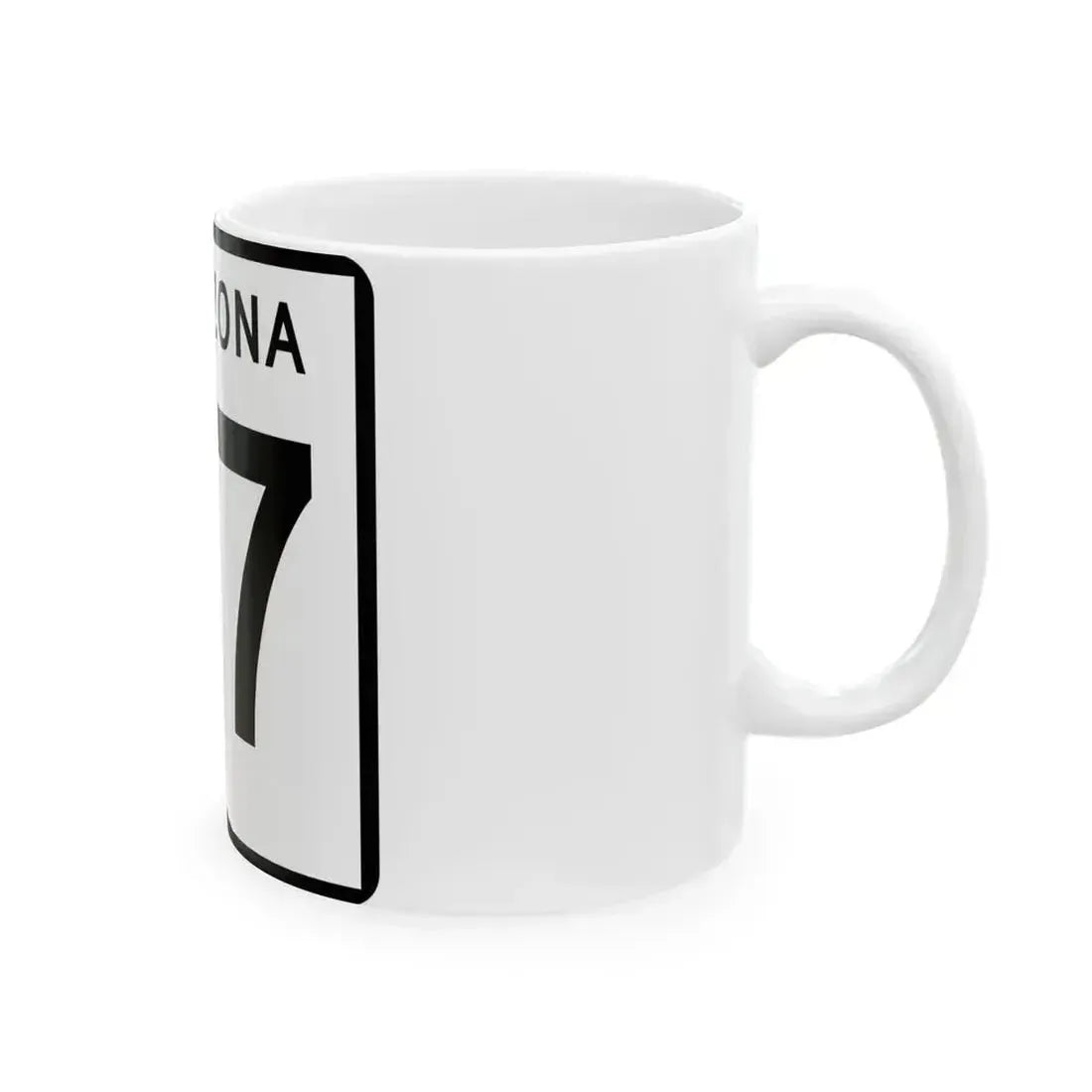 Arizona 97 (Arizona) (Road Sign) White Coffee Mug - Go Mug Yourself