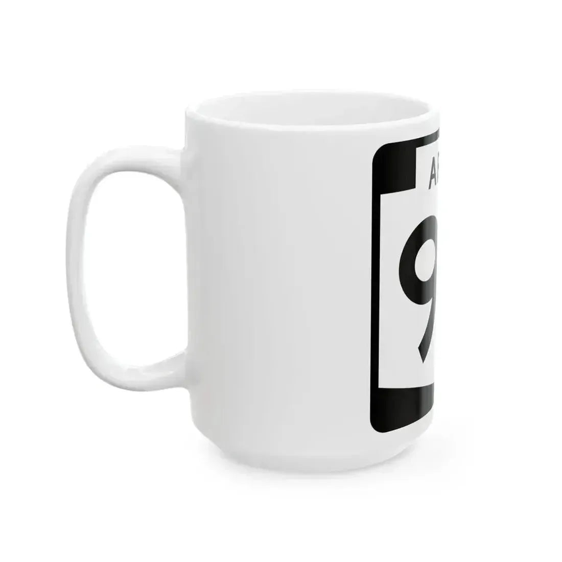 Arizona 98 (Arizona) (Road Sign) White Coffee Mug - Go Mug Yourself