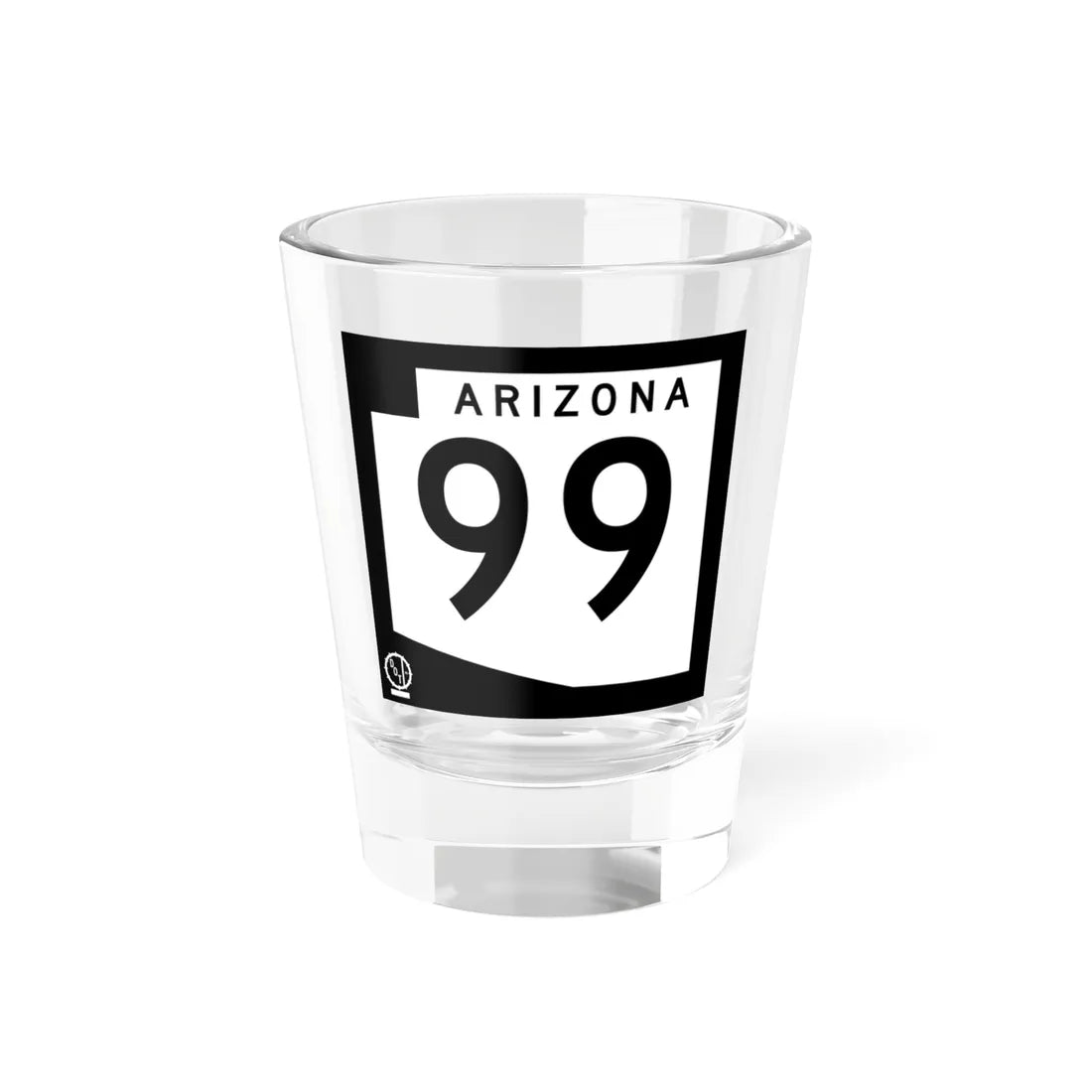 Arizona 99 1978 (Arizona) (Road Sign) Shot Glass 1.5oz 1.5oz - Go Mug Yourself