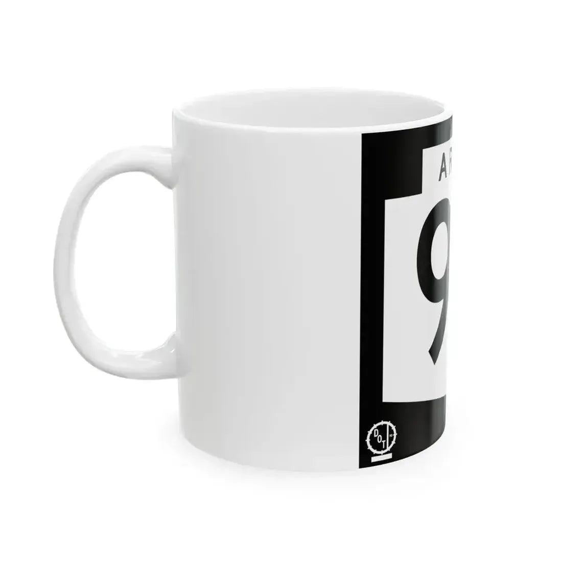 Arizona 99 1978 (Arizona) (Road Sign) White Coffee Mug - Go Mug Yourself