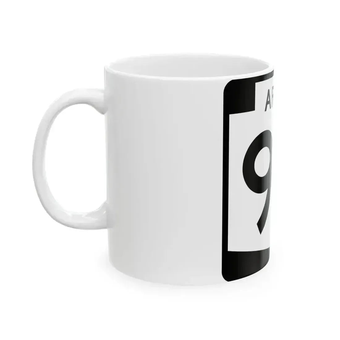 Arizona 99 (Arizona) (Road Sign) White Coffee Mug - Go Mug Yourself