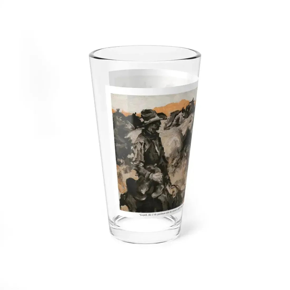 Arizona Ames (Pt. 1), McCall's magazine, December 1929 (Magazine Illustration) Pint Glass 16oz - Go Mug Yourself