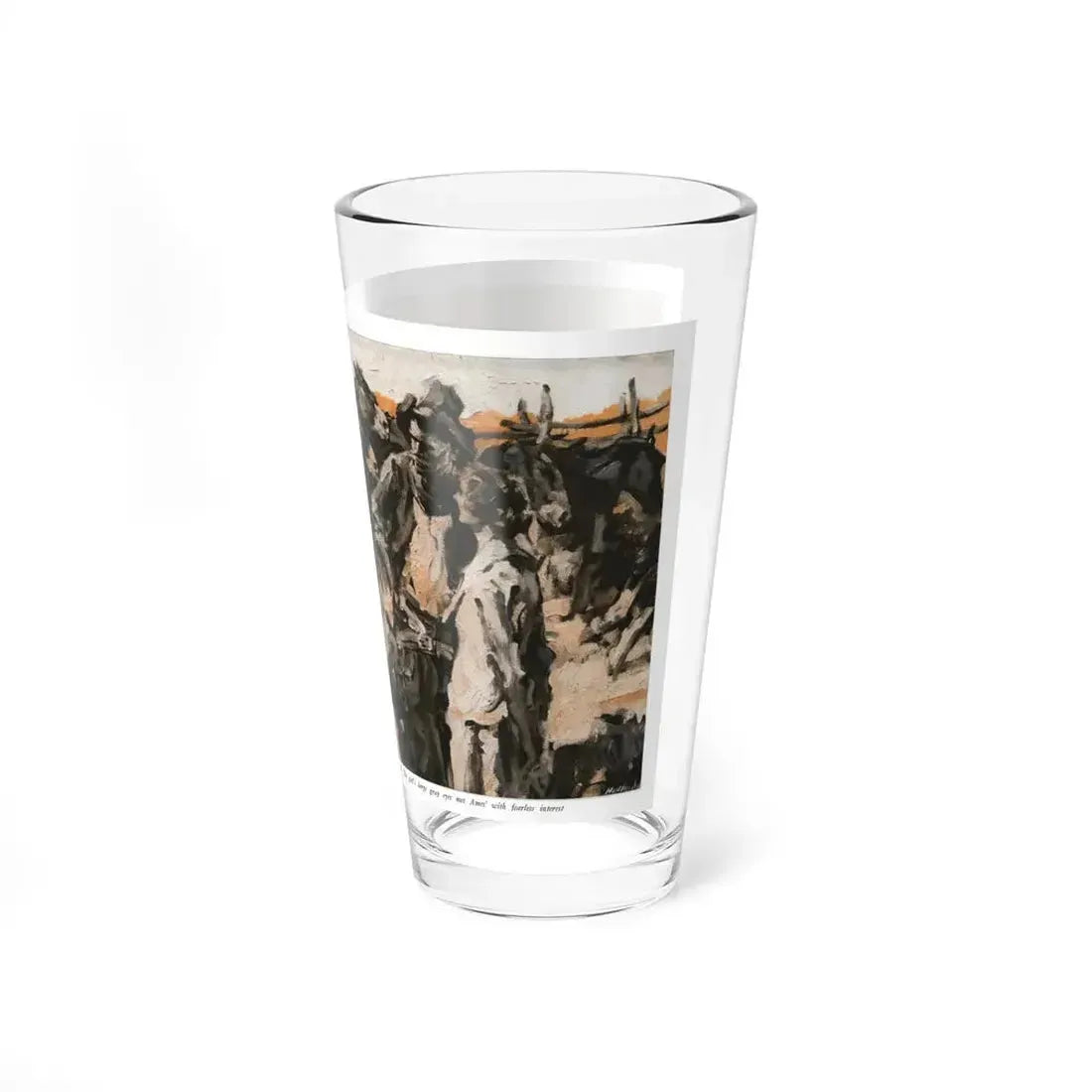 Arizona Ames (Pt. 1), McCall's magazine, December 1929 (Magazine Illustration) Pint Glass 16oz - Go Mug Yourself
