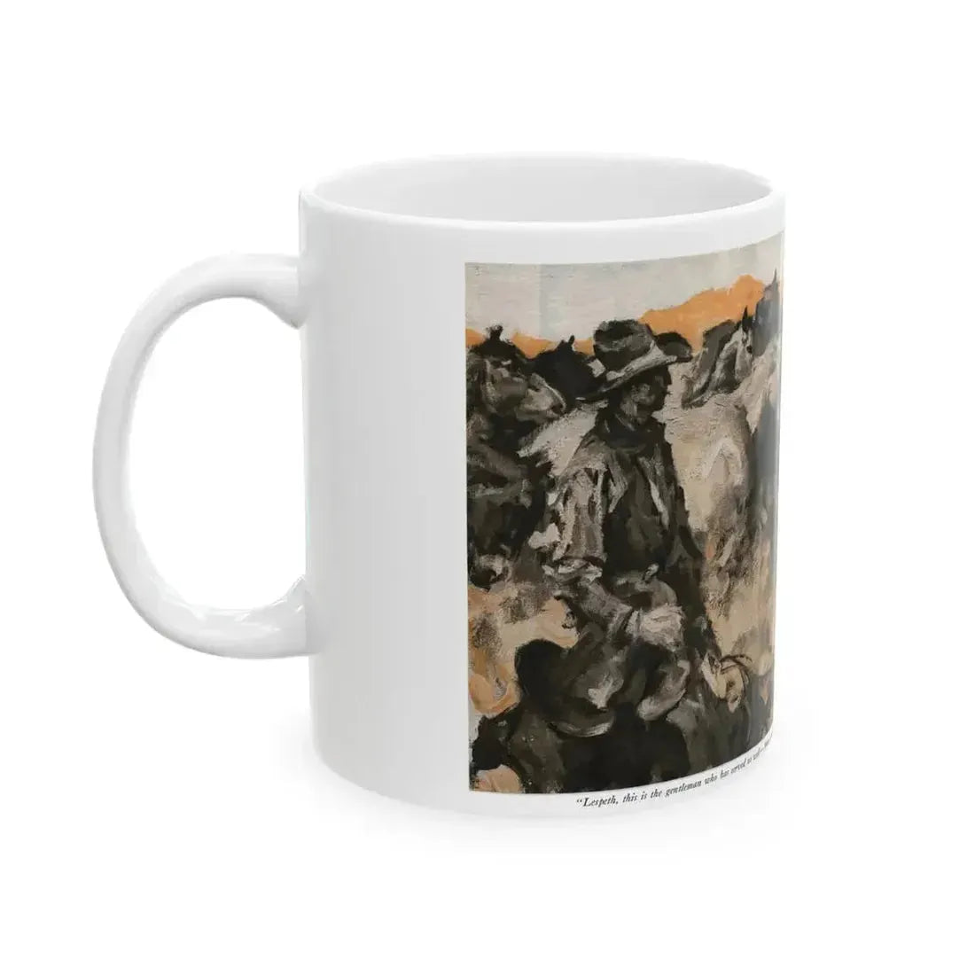 Arizona Ames (Pt. 1), McCall's magazine, December 1929 - White Coffee Mug - Go Mug Yourself