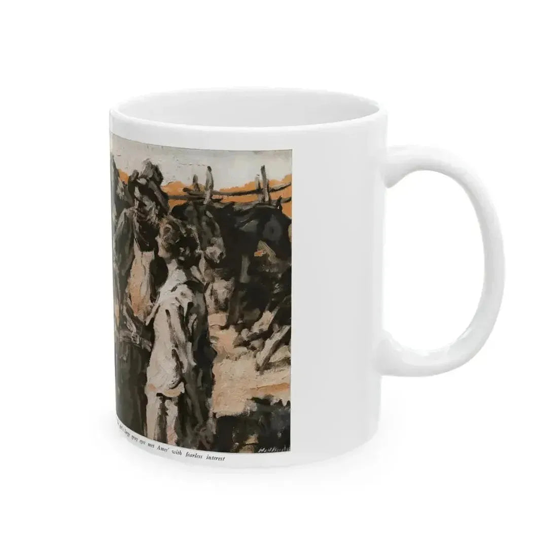 Arizona Ames (Pt. 1), McCall's magazine, December 1929 - White Coffee Mug - Go Mug Yourself