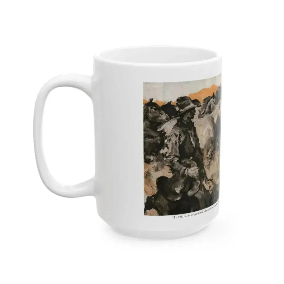 Arizona Ames (Pt. 1), McCall's magazine, December 1929 - White Coffee Mug - Go Mug Yourself
