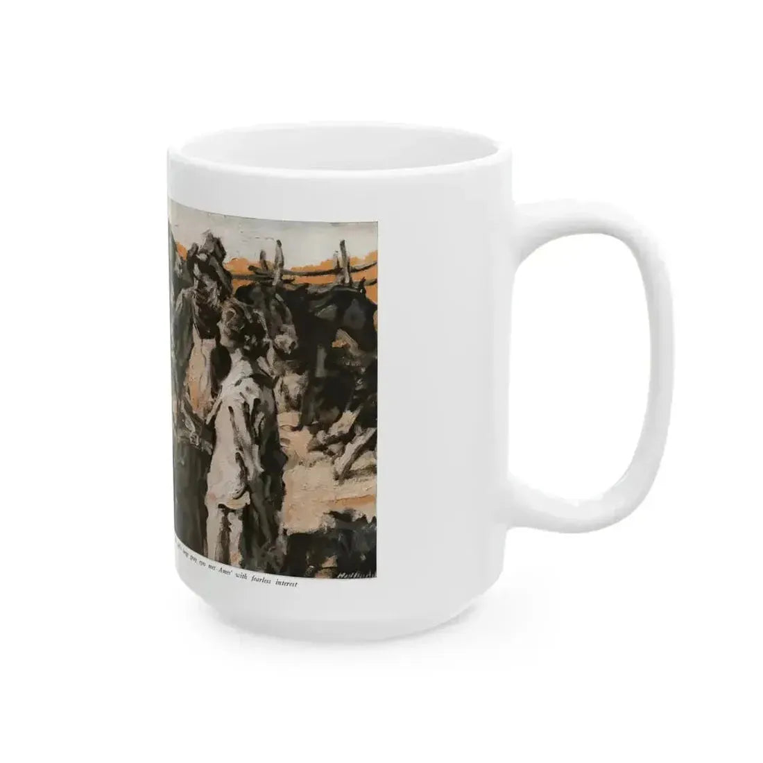 Arizona Ames (Pt. 1), McCall's magazine, December 1929 - White Coffee Mug - Go Mug Yourself