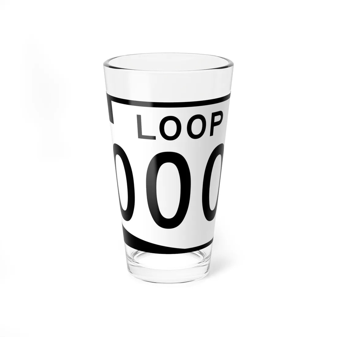 Arizona Loop 000 template (Arizona) (Road Sign) Pint Glss 16oz 16oz - Go Mug Yourself