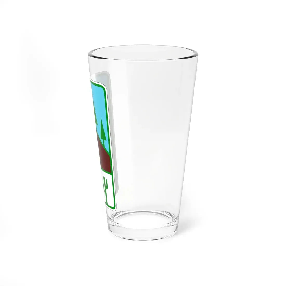 Arizona Scenic Road Marker (Arizona) (Road Sign) Pint Glass 16oz - Go Mug Yourself