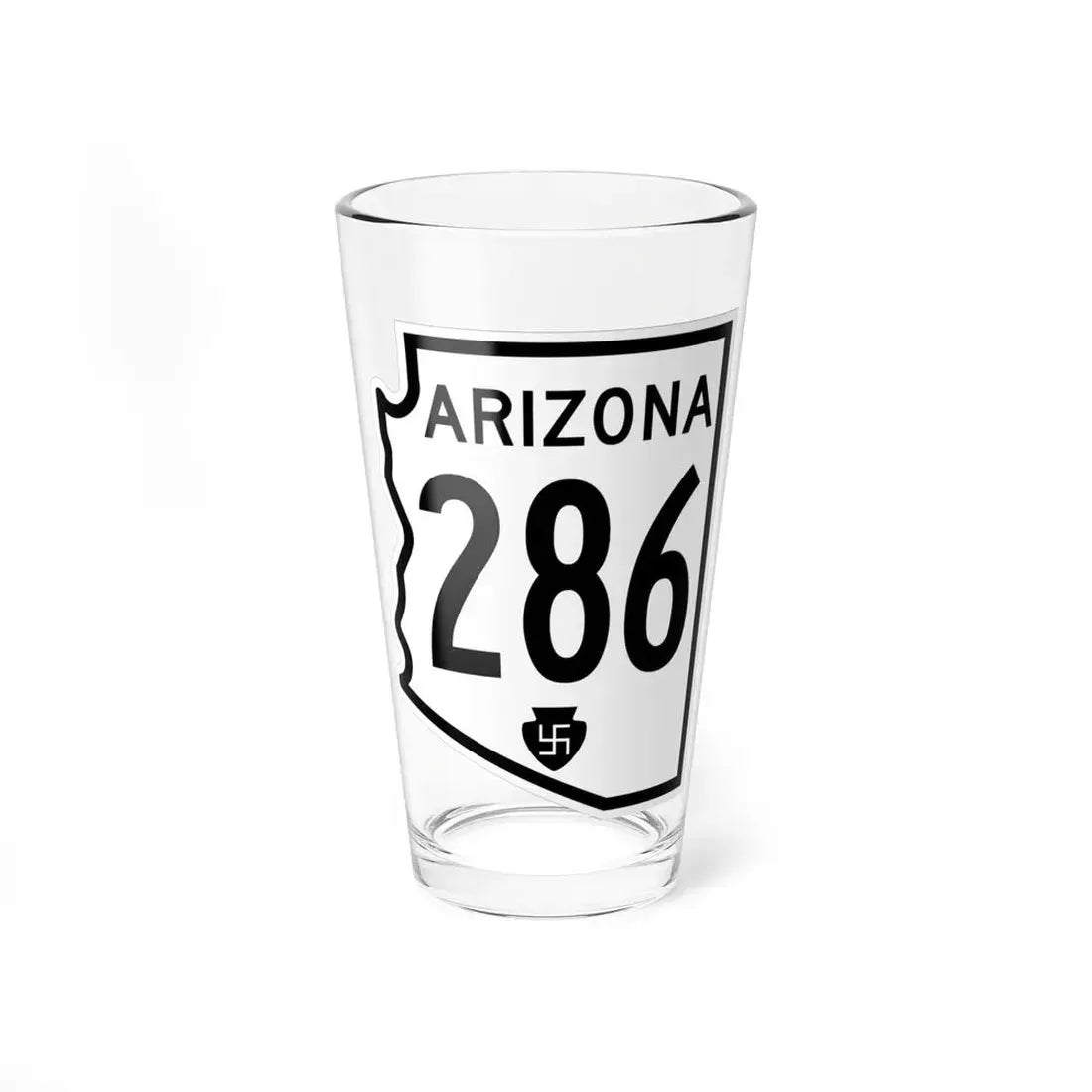 Arizona XX 1956 (Arizona) (Road Sign) Pint Glss 16oz 16oz - Go Mug Yourself
