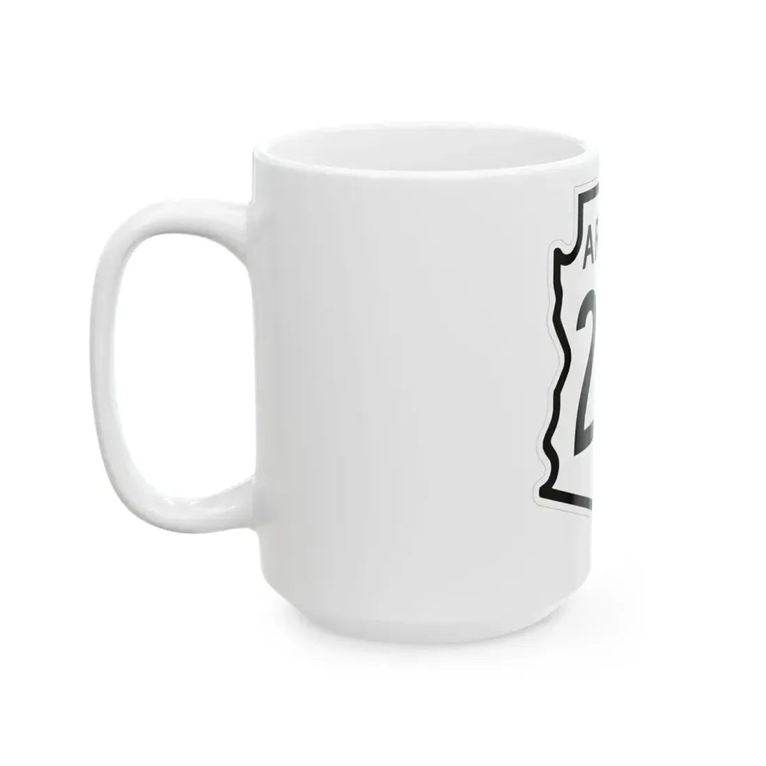 Arizona XX 1956 (Arizona) (Road Sign) White Coffee Mug - Go Mug Yourself
