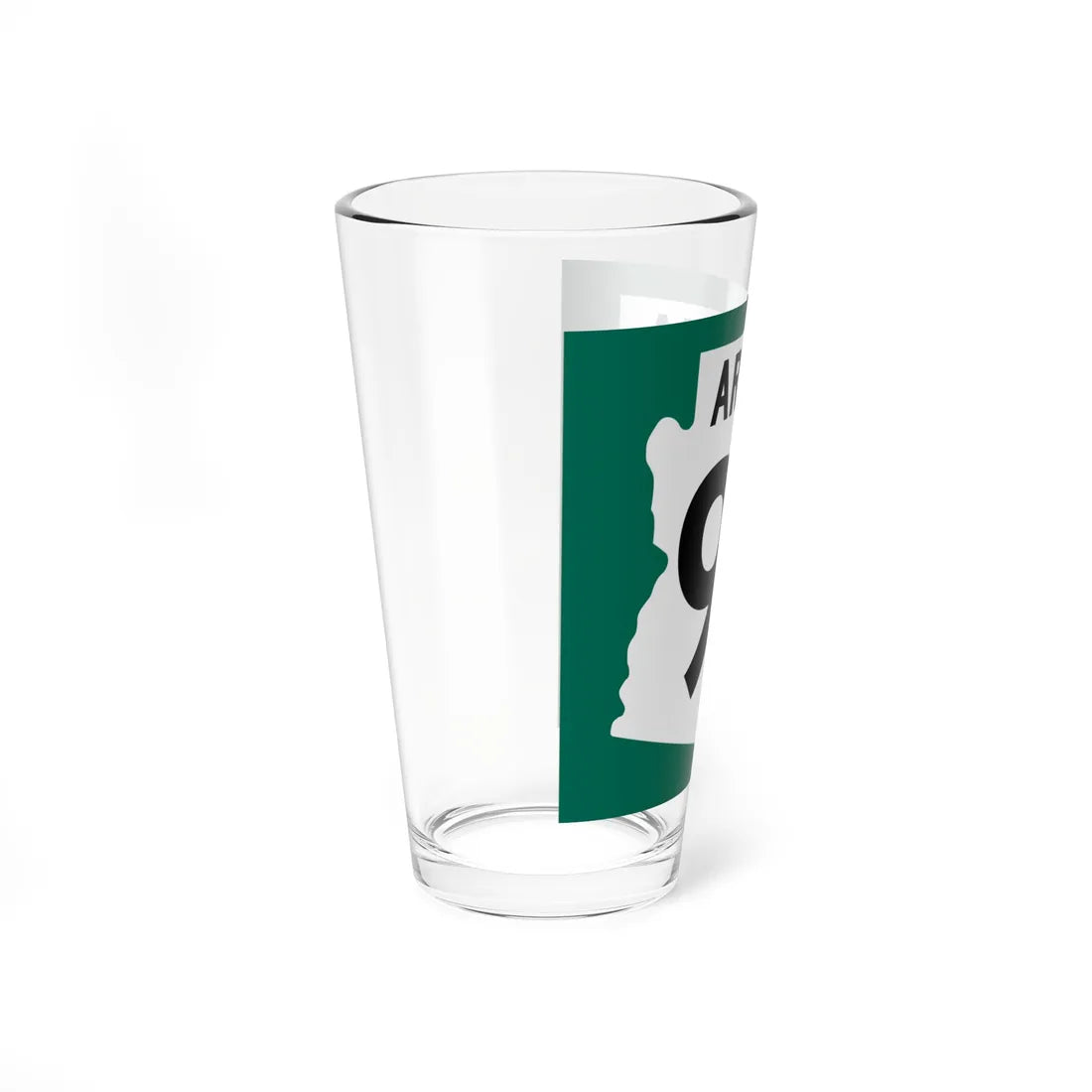 Arizona XX 1960 south (Arizona) (Road Sign) Pint Glss 16oz - Go Mug Yourself
