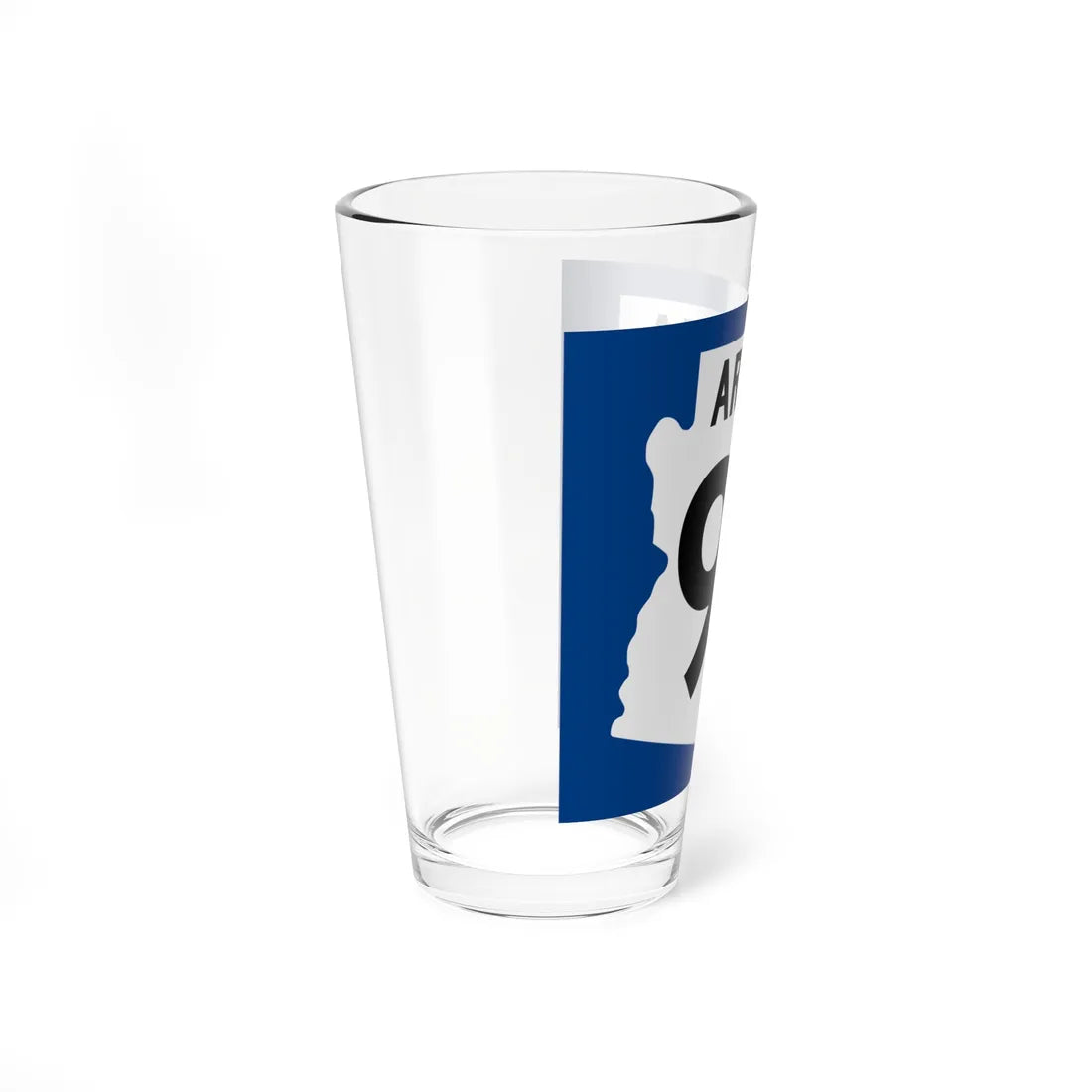 Arizona XX 1960 west (Arizona) (Road Sign) Pint Glss 16oz - Go Mug Yourself