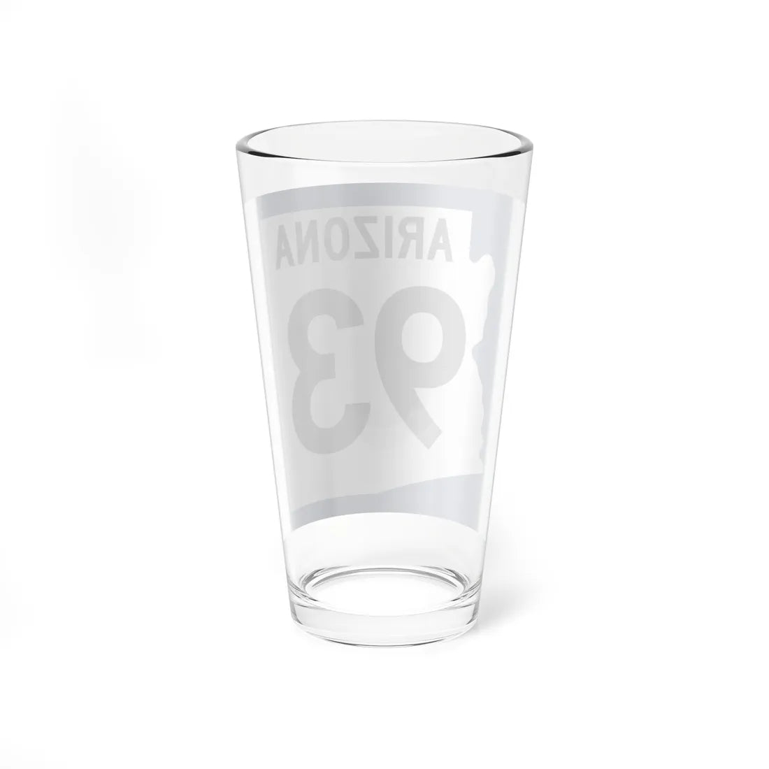 Arizona XX 1960 west (Arizona) (Road Sign) Pint Glss 16oz - Go Mug Yourself