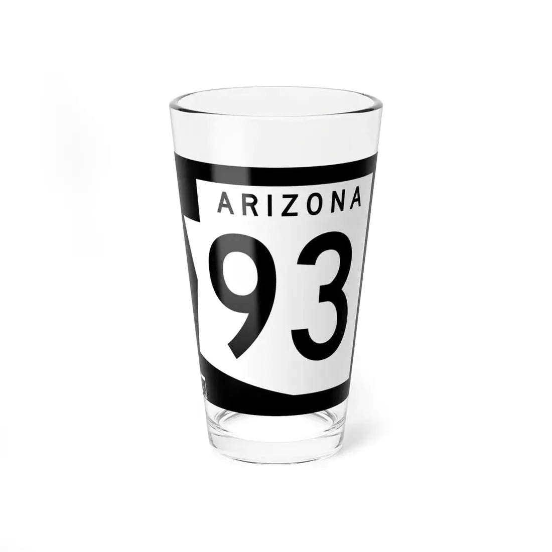 Arizona XX 1973 (Arizona) (Road Sign) Pint Glss 16oz 16oz - Go Mug Yourself