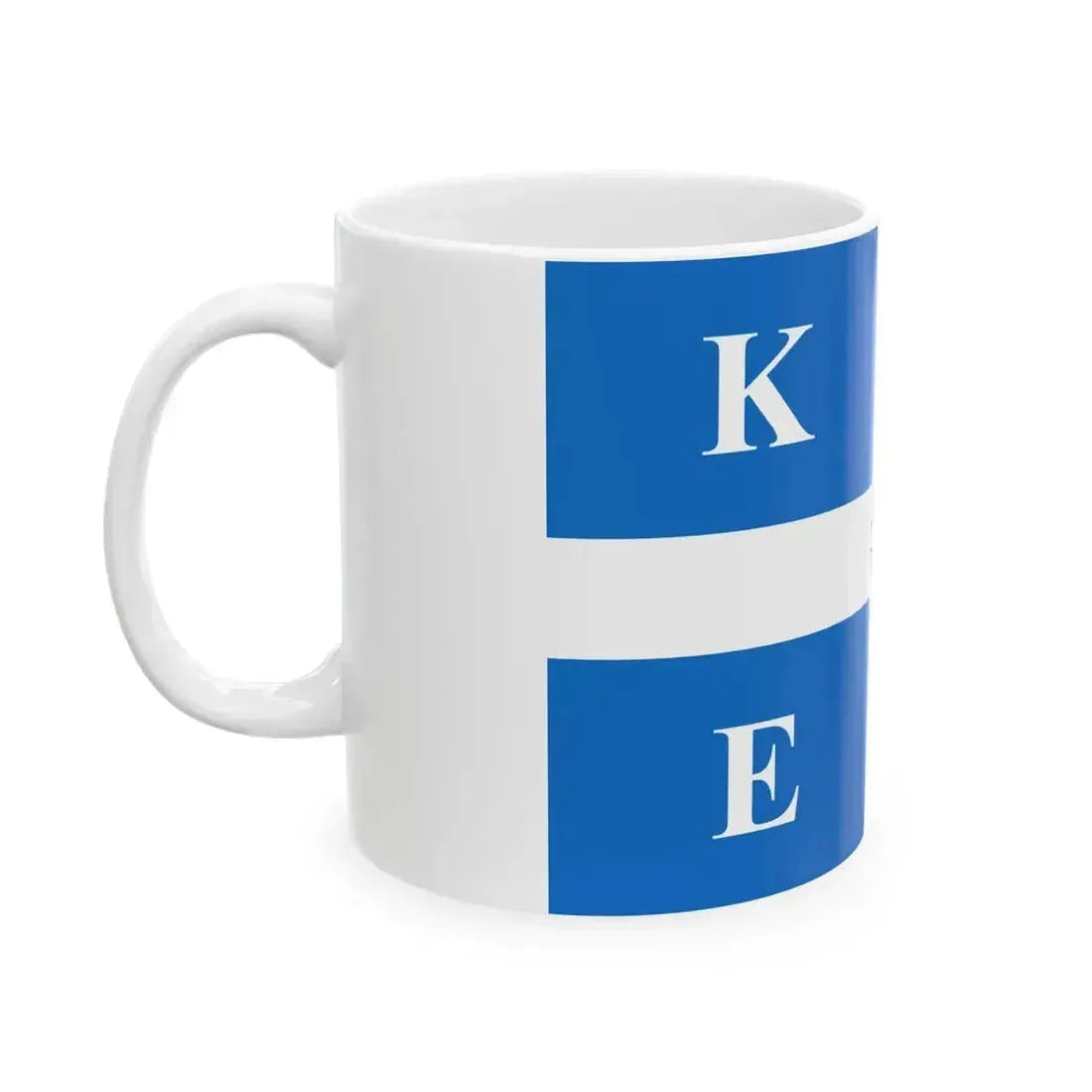 Arkadi Cretan flag (Greece) White Coffee Mug - Go Mug Yourself