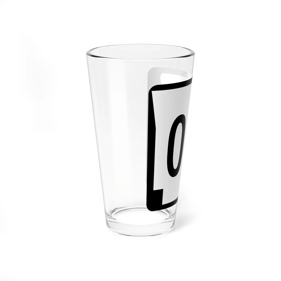 Arkansas 00 Template (Arkansas) (Road Sign) Pint Glss 16oz - Go Mug Yourself