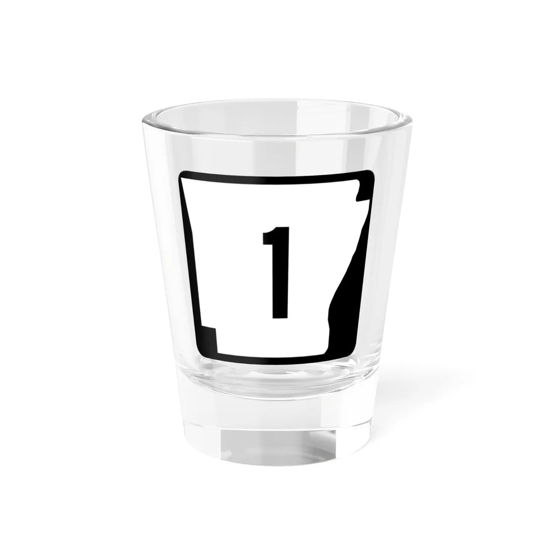 Arkansas 1 (Arkansas) (Road Sign) Shot Glass 1.5oz 1.5oz - Go Mug Yourself