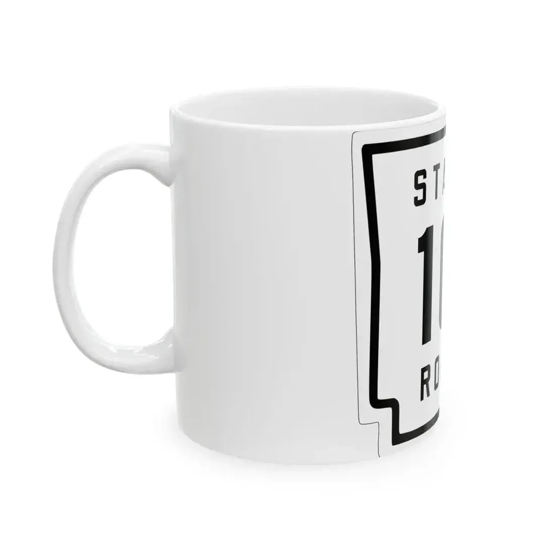 Arkansas 10 1926 (Arkansas) (Road Sign) White Coffee Mug - Go Mug Yourself