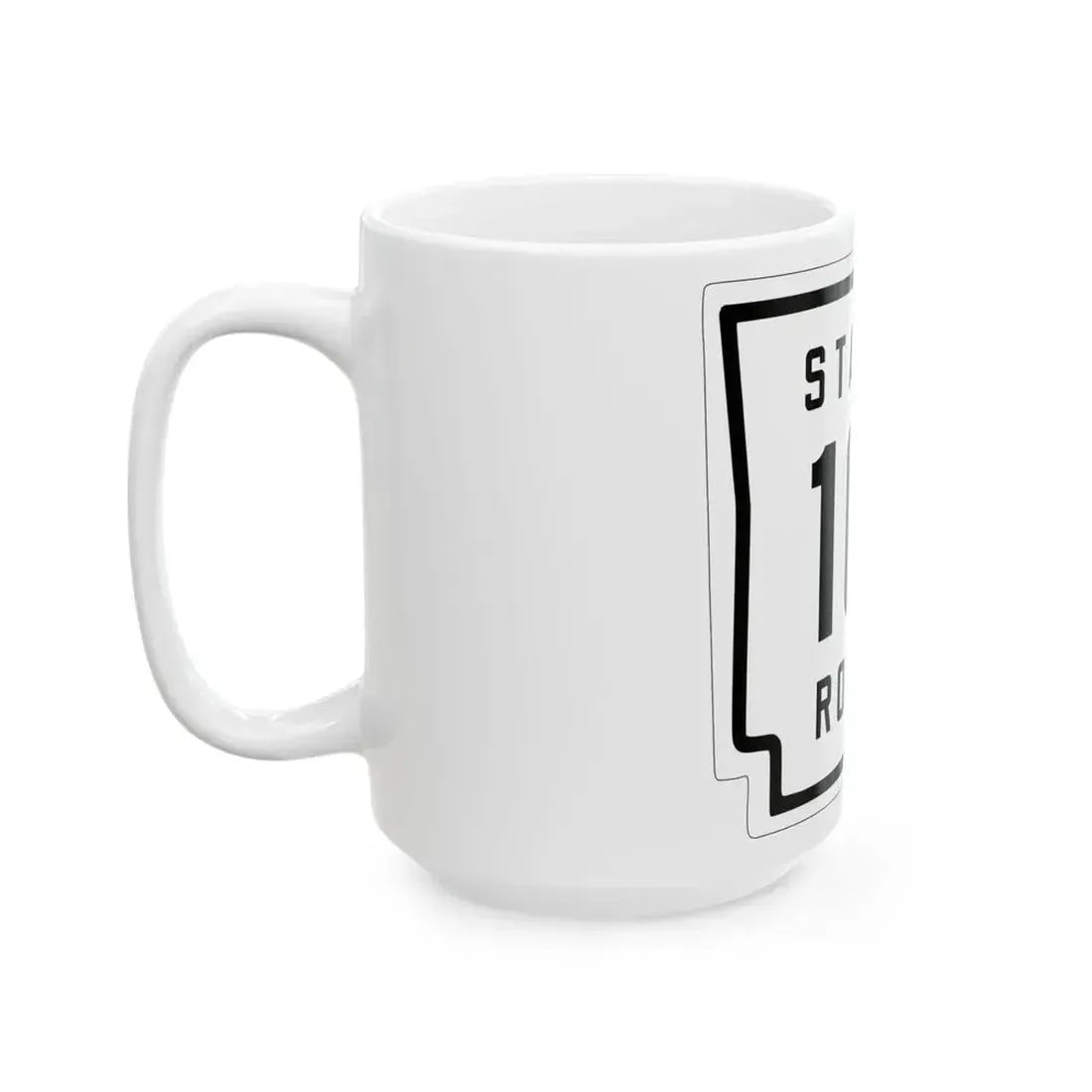Arkansas 10 1926 (Arkansas) (Road Sign) White Coffee Mug - Go Mug Yourself