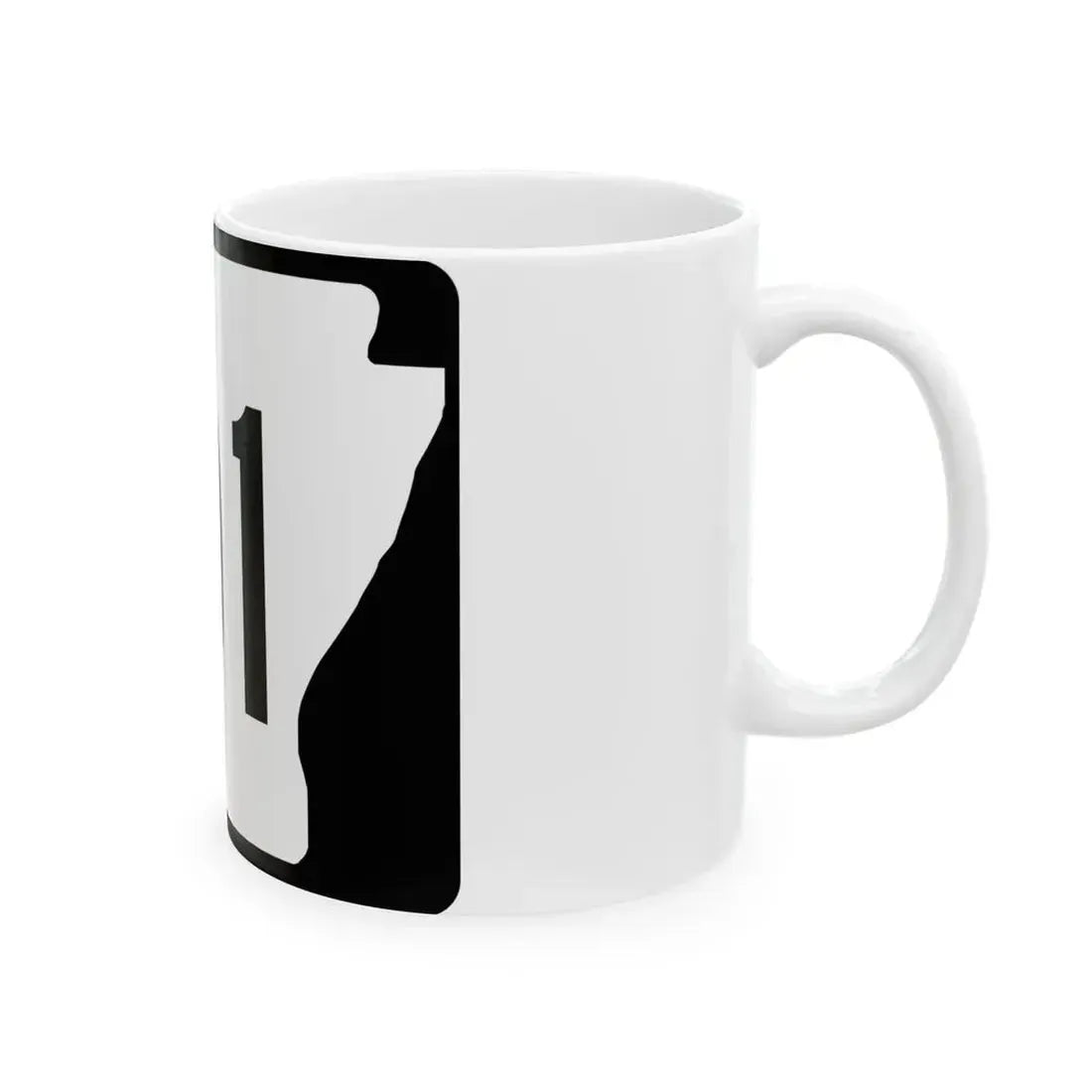 Arkansas 101 (Arkansas) (Road Sign) White Coffee Mug - Go Mug Yourself